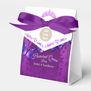 Ballotins Violet rose Berry Purple Butterfly Job's Daughers