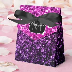 Ballotins Violet rose ombre faux parties scintillant scintil