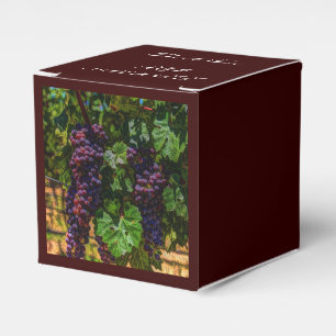 Ballotins viticulture romantique violet raisins vigne mariag
