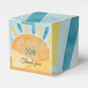 Ballotins Voici le Baby shower Son Sunshine Blue Ray