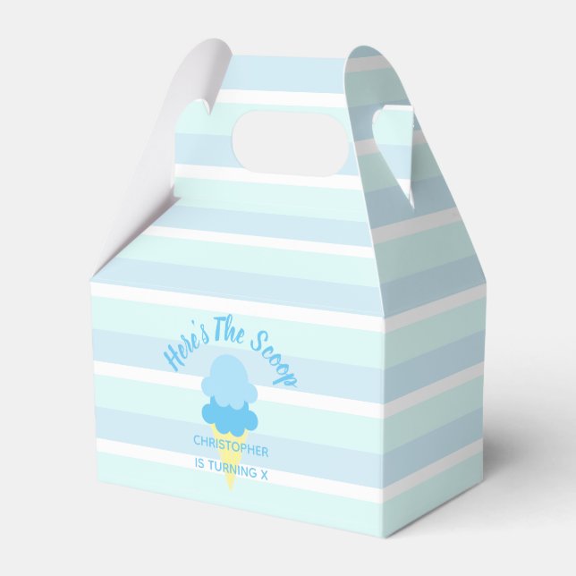 Ballotins Voici The Scoop Ice Cream Summer Boy Birthday (Verso)