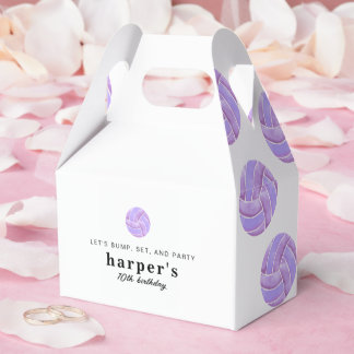 Ballotins Volleyball Party Favor Boxes