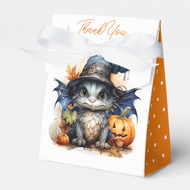 Ballotins Watercolor Baby Dragon Halloween Party (Verso)