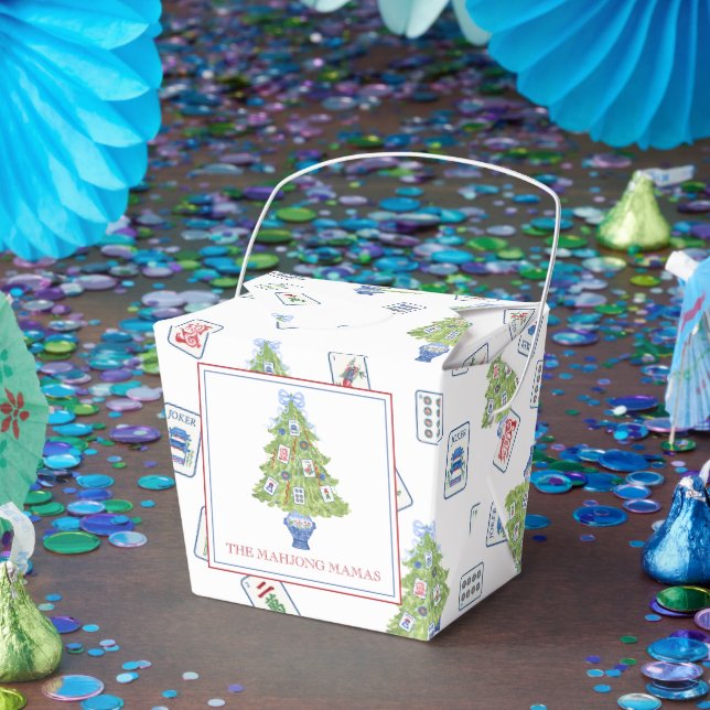 Ballotins Watercolor Mahjong Christmas Tree Party (Fête)