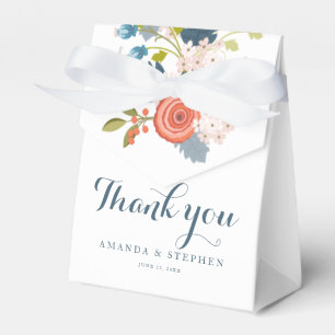 Ballotins Wild Garden Floral Mariage Favor Box