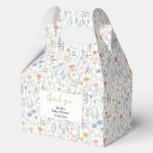 Wildflower Baby Shower Napkins