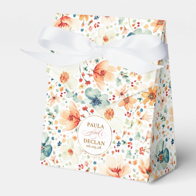 Ballotins Wildflowers Elegant Romantic Boho Floral Wedding (Verso)