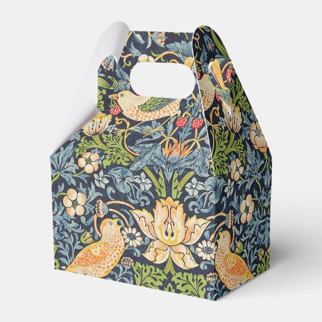 Ballotins William Morris Strawberry Thief Motif floral (Verso)