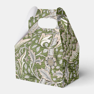 Ballotins : William Morris Windrush Motif Vert : Vintage