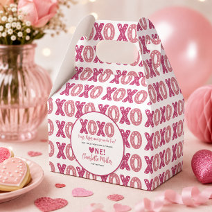 Ballotins XOXO Hugs & Kisses Saint Valentin 1er anniversaire