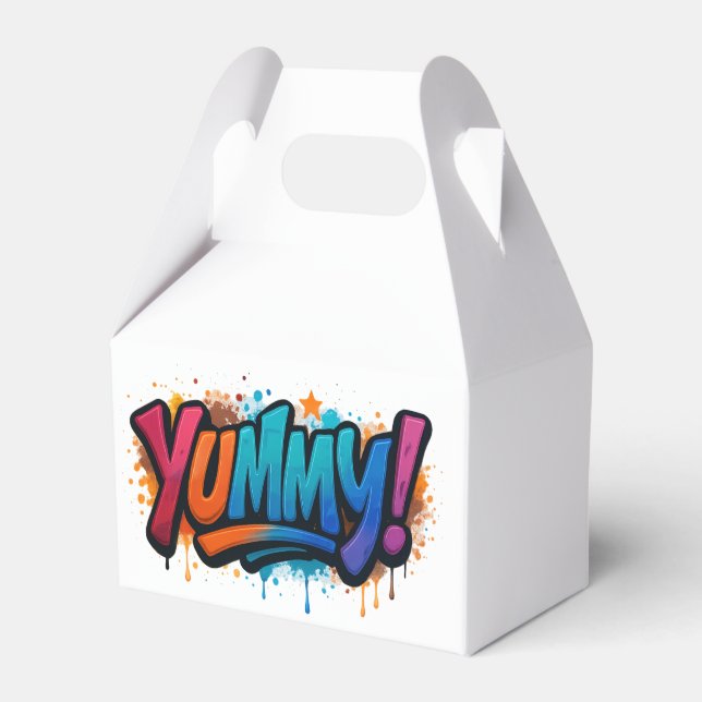 Ballotins Yummy! Favor Box (Verso)