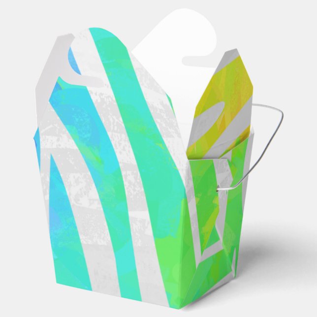 Ballotins Zebra Rainbow et White Print (Ouvert)