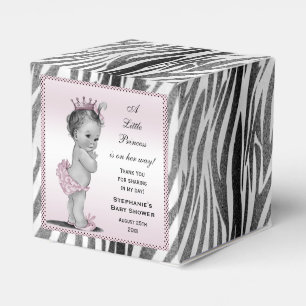 Ballotins Zèbre vintage personnalisé de princesse baby
