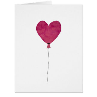Ballotte coeur rose croquis amour valentine