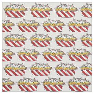 Ballpark Nacho Cheese Nachos Snack Chips Foodie Fabric