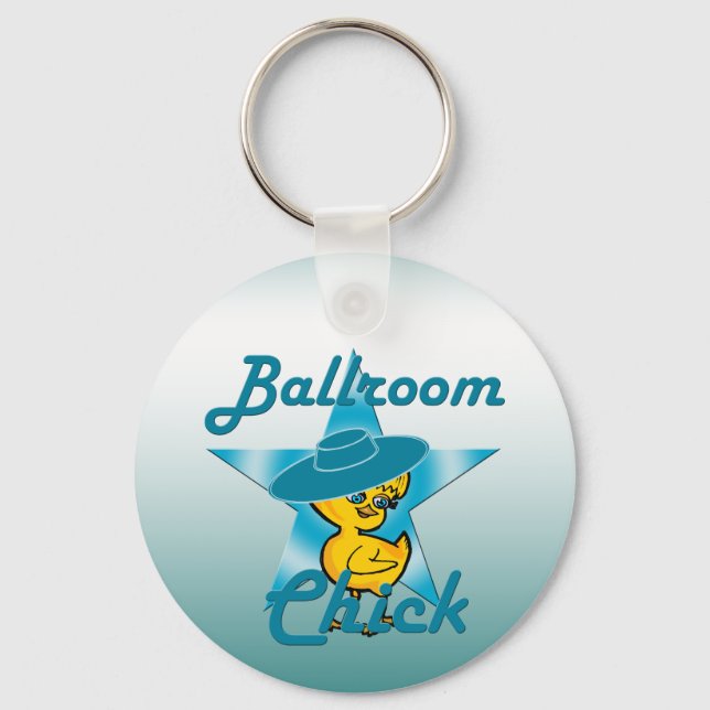 Ballroom Chick #7 Keychain (Front)