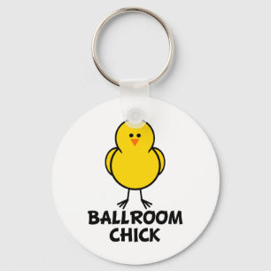 Ballroom Chick Keychain