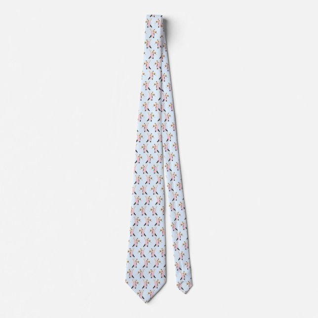 Ballroom Couple Dancing Tie (Front)
