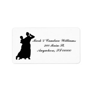 "Ballroom Couple" Personalized Address Labels