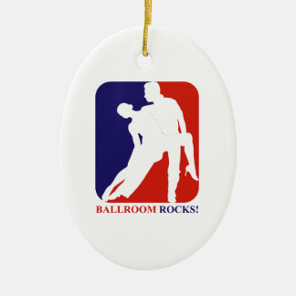 ballroom dance Rock Ceramic Ornament