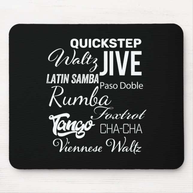 Ballroom Dancer Pun Gift  Mouse Pad (Front)