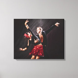 Ballroom Dancers Canvas Print