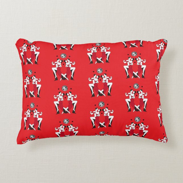 Ballroom Dancing Champions Accent Pillow (Front)