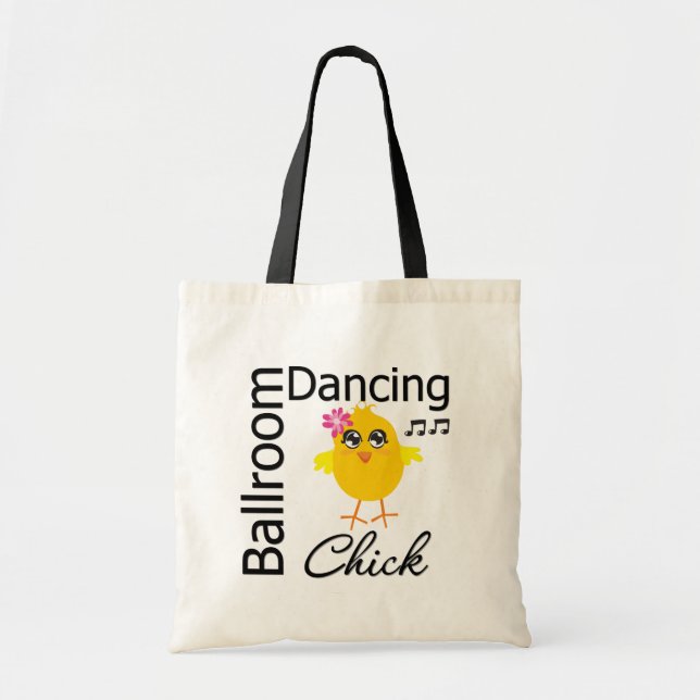 Ballroom Dancing Chick Tote Bag (Front)
