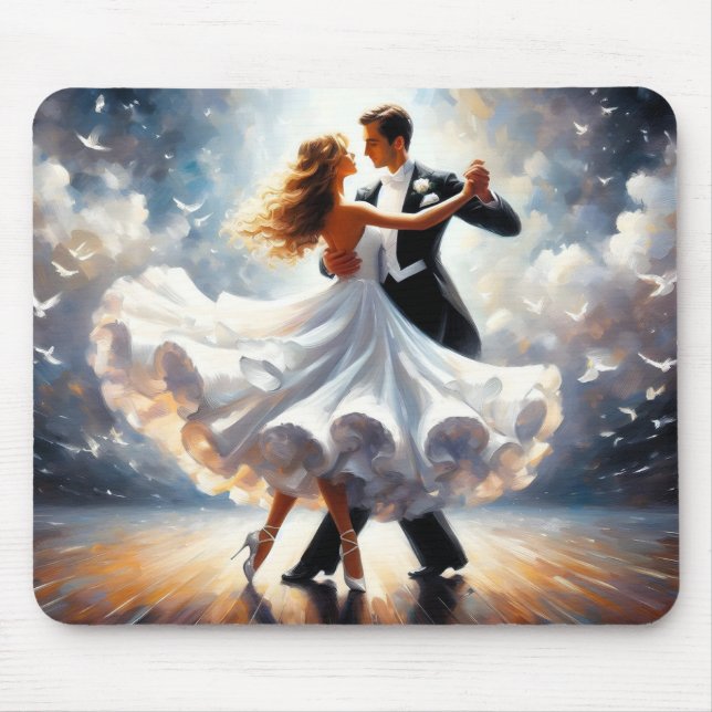 Ballroom Dancing Couples Dance Music  Mouse Pad (Front)