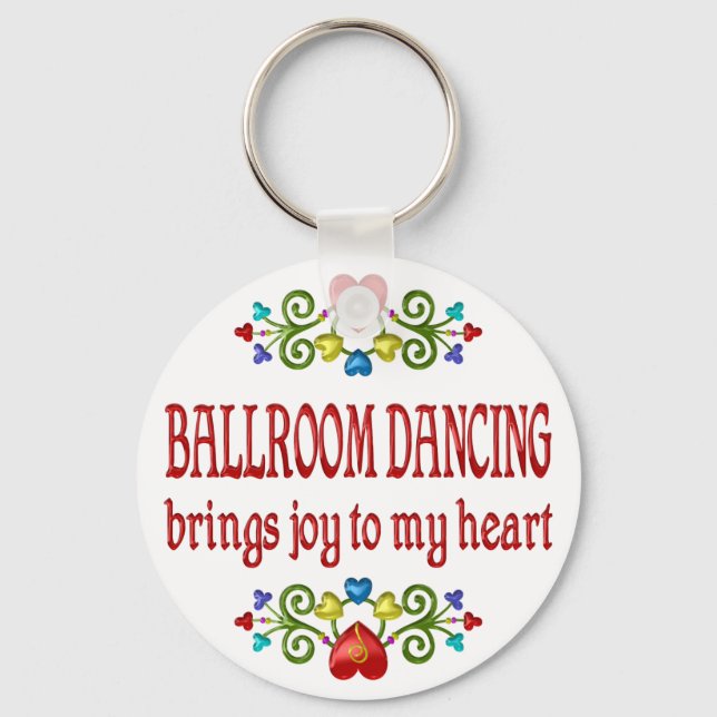 Ballroom Dancing Joy Keychain (Front)