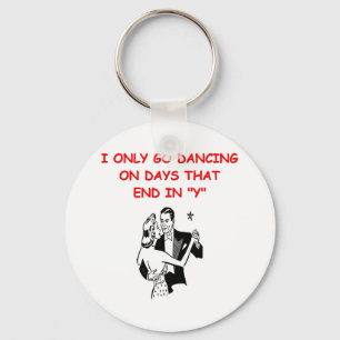 ballroom dancing keychain