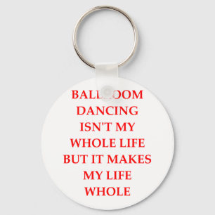 ballroom dancing keychain