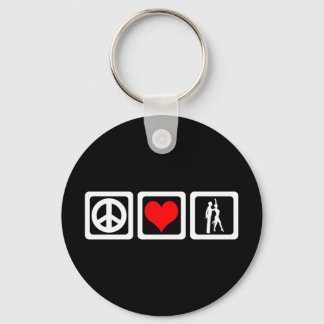 Ballroom dancing keychain