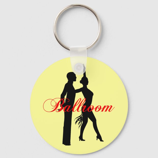 Ballroom Dancing Keychain (Front)