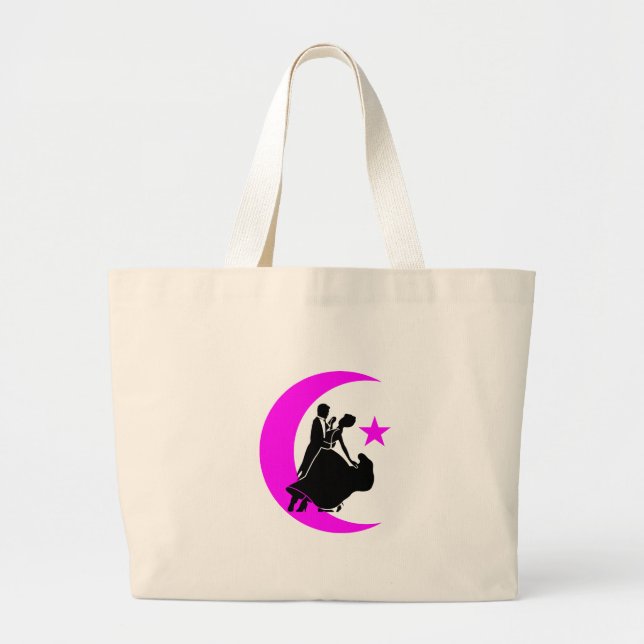 Ballroom Dancing Large Tote Bag (Front)