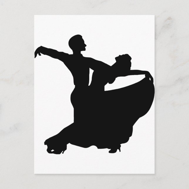 Ballroom Dancing Postcard (Front)
