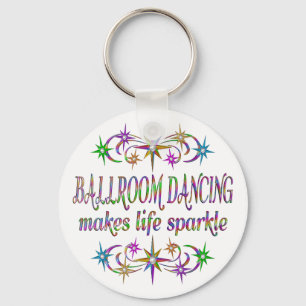 Ballroom Dancing Sparkles Keychain
