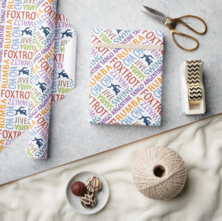 Ballroom Dancing Wrapping Paper