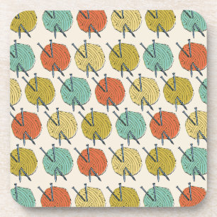 Balls of Wool Pattern Coaster
