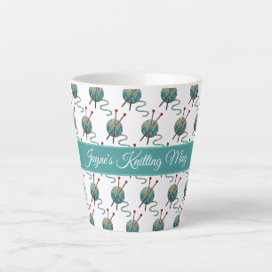 Balls of Yarn Personalized Knitting Mug