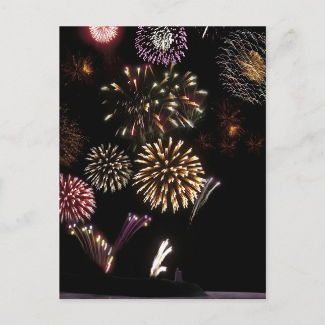 ballybunion fireworks postcard (Front)