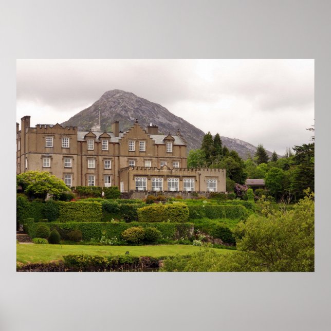 Ballynahinch Castle, Ireland Poster (Front)