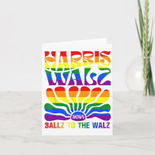Ballz To The W Harris W 2024 Kalama Harris Waltz 2 Card