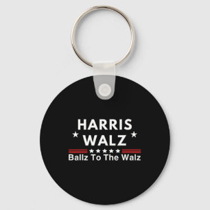 Ballz To The W Harris W 2024 Kalama Harris Waltz 2 Keychain