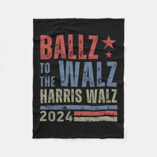 Ballz To The W Harris Waltz Fleece Blanket