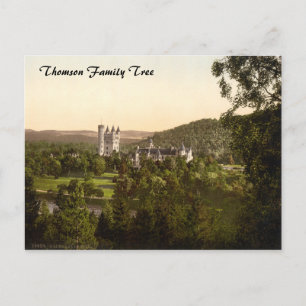 Balmoral Castle, Royal Deeside, Scotland Postcard