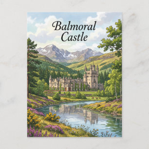 Balmoral Castle Scotland Postcard