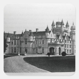 Balmoral Castle Square Sticker