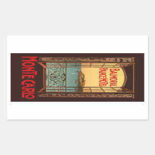 Balmoral De luxe hotel Hotel (Monte Carlo) Vector Sticker