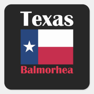 Balmorhea TX Square Sticker